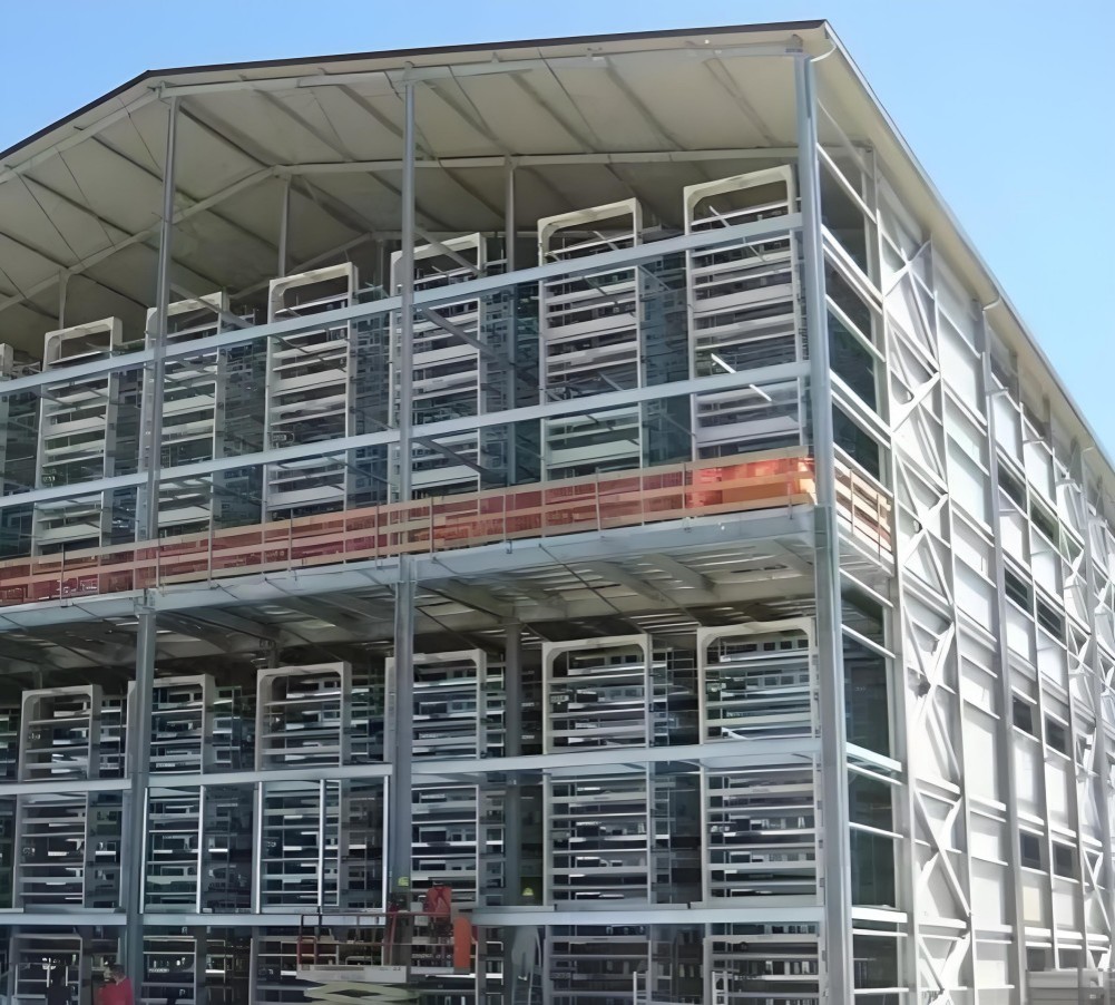 9CLXD-2-6324 type building style double six layer stacked crane feeding and breeding equipment